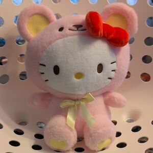 11" Hello Kitty Pink Bear Plush Toy